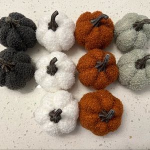 Target Bullseye Fall MINI SHERPA PUMPKINS - 10 Pack